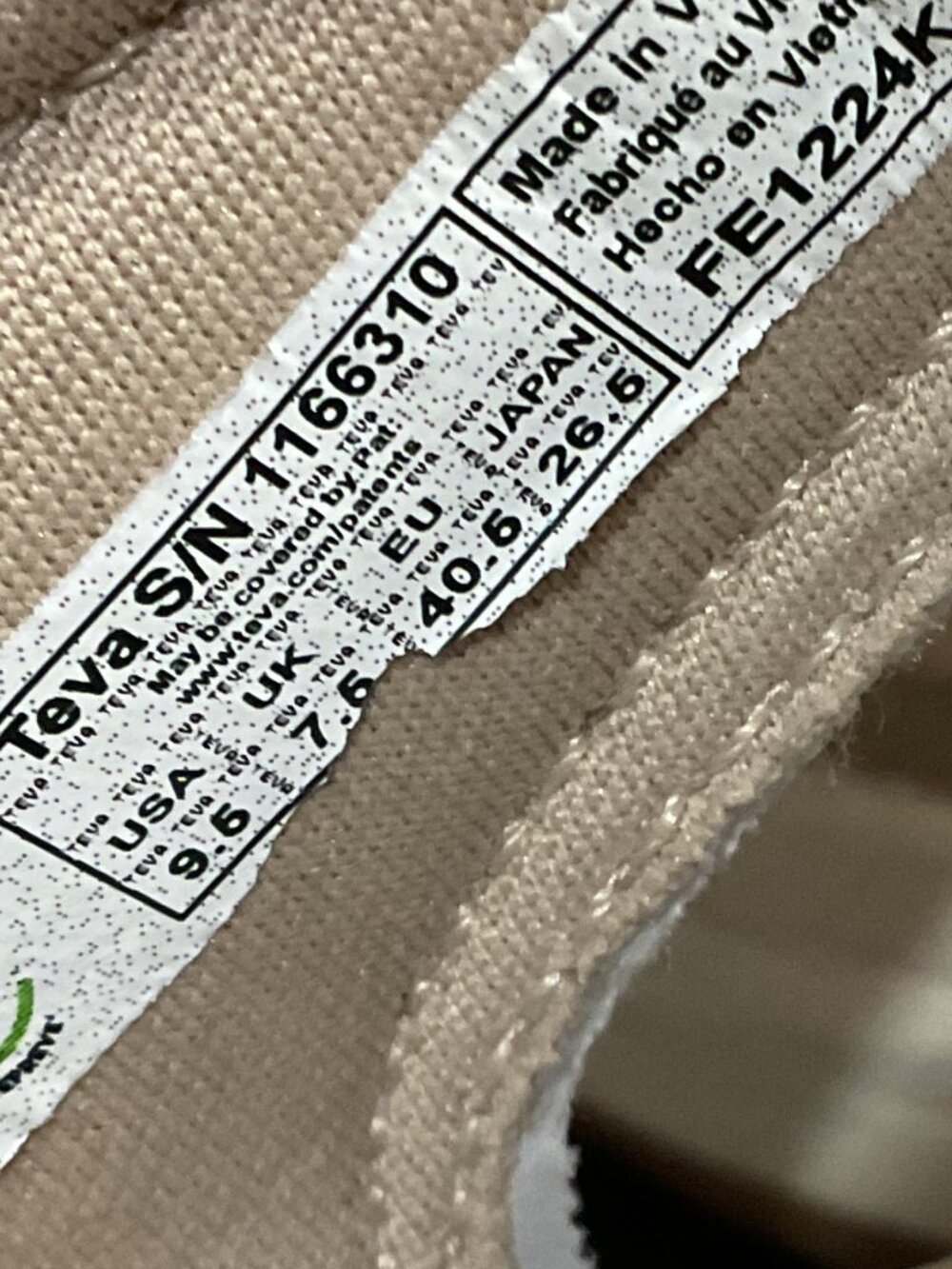 EUC Teva Tirra Sport Closed-Toe Sandal 9.5 - Picture 6 of 7